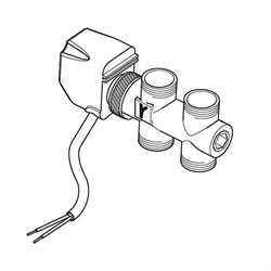 VCZ42 TCA-vanne à 3 voies pour ventilo-
